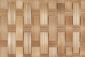 Woven bamboo texture close up Royalty Free Stock Photo