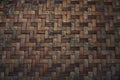 Woven bamboo texture. Pattern and texture background Royalty Free Stock Photo