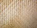Woven bamboo wall pattern nature texture background. Traditional handcraft weave pattern nature background Royalty Free Stock Photo