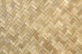 Woven bamboo wall Thai style pattern nature texture background Royalty Free Stock Photo