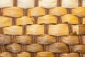 Woven basket background with natural materials - Darker at bottom - large weave Royalty Free Stock Photo