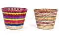 Woven baskets, typical Mexican crafts Royalty Free Stock Photo