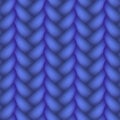 Woven Braid Vector Seamless Pattern Royalty Free Stock Photo