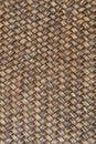 Woven brown wicker basket pattern background texture. Royalty Free Stock Photo