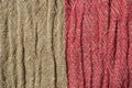 Woven crinkled Fabric in two colors