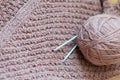 Woven handicraft knit sweater detail