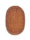 Woven Rattan Tray for Fruit and Food Kitchen Decorations in white isolated background 04