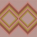 Woven rhombus argyle knitted texture geometric