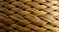 Woven Straw Texture Close-up Wickerwork Pattern Background Royalty Free Stock Photo