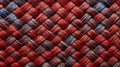 Chewy: Detailed Woven Fabric Texture Background With Mesh Pattern