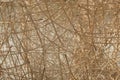 Woven wicker against sky. Abstract background.