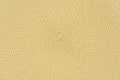 Woven yellow wicker straw background or textur Royalty Free Stock Photo