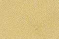 Woven yellow wicker straw background or textur Royalty Free Stock Photo