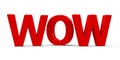 WOW icon Royalty Free Stock Photo