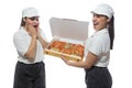 Wow Pizza Royalty Free Stock Photo