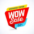 WOW Sale weekend special offer banner