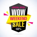 Wow Weekend Sale banner