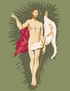 El Greco Domenikos Theotokopoulos Artwork of The Resurrection Circa 1597 WPA Poster Art Royalty Free Stock Photo
