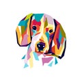 Wpap Dog logo Royalty Free Stock Photo