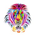 WPAP the Lion king ,jpeg illustration