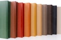 Wood-plastic composites material for the construction of terraces Royalty Free Stock Photo