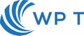 WPT letter logo design on white background. WPT creative circle letter logo Royalty Free Stock Photo