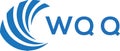WQQ letter logo design on white background. WQQ creative circle letter logo Royalty Free Stock Photo