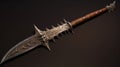 Ornate Tainted Sword With Spikes - Brutal Action Fantasy Weapon