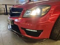 Wrap amg63 mercedesbenz red car