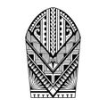 Wrap around arm polynesian tattoo design. Pattern aboriginal samoan.