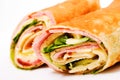 Wrap sandwich Royalty Free Stock Photo