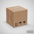 Wraped box vector Royalty Free Stock Photo