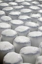 Wrapped bale silages Royalty Free Stock Photo