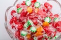 Wrapped Candies in Bowl Royalty Free Stock Photo