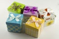 Wrapped gift box present Royalty Free Stock Photo