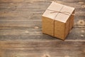 Wrapped packaged box Royalty Free Stock Photo