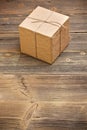 Wrapped packaged box Royalty Free Stock Photo