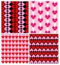 Wrappers with hearts pattern