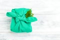Wrapping Gift With Sustainable Japanese Furoshiki Wrapping Techinique