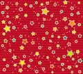 Wrapping paper design with stars