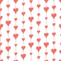 Wrapping paper for Valentine day design Royalty Free Stock Photo