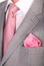 Wraps suit necktie Royalty Free Stock Photo