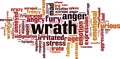 Wrath word cloud