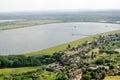 Wraysbury Reservoir, Slough, Aerial View Royalty Free Stock Photo