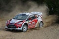 WRC 2012 Rally D'Italia Sardegna - NOVIKOV EVGENY Royalty Free Stock Photo