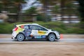 WRC car of the Team Ford Fiesta RS in Salou , Spain