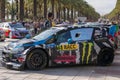 WRC World Rally Championship Car in Salou , Spain Royalty Free Stock Photo