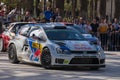 WRC World Rally Championship Car in Salou , Spain