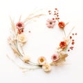 Wreath of Dry Wildflowers