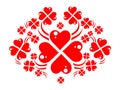 Wreath of hearts 1